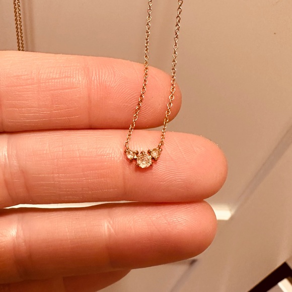 Catbird Sleeping Beauty 14K Rose Gold Necklace - Picture 9 of 14